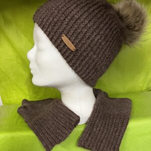Set Mütze und fingerlose Handschuhe