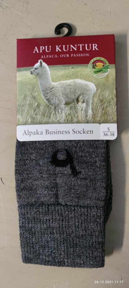 Business-Socken mit Alpaka